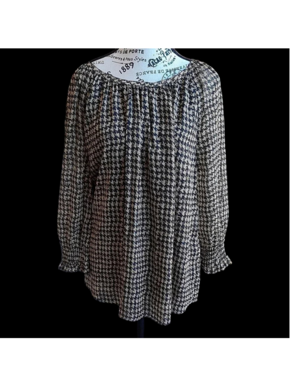 Soft Surroundings Ines Chiffon Blouse NWOT